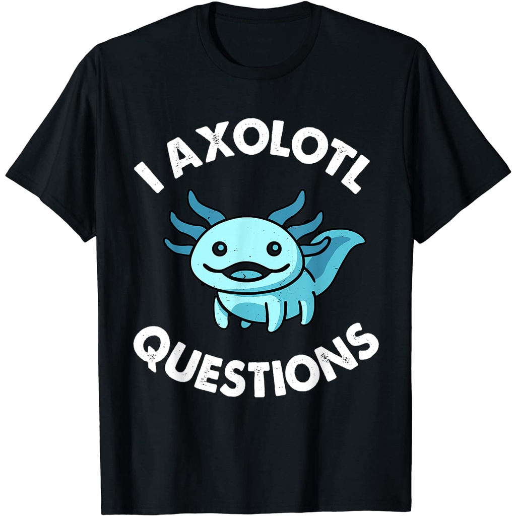 KAOS ANAK Axolotl Question Shirt Kid Funny Cute Axolotl T-Shirt baju anak murah , baju anak laki, ba