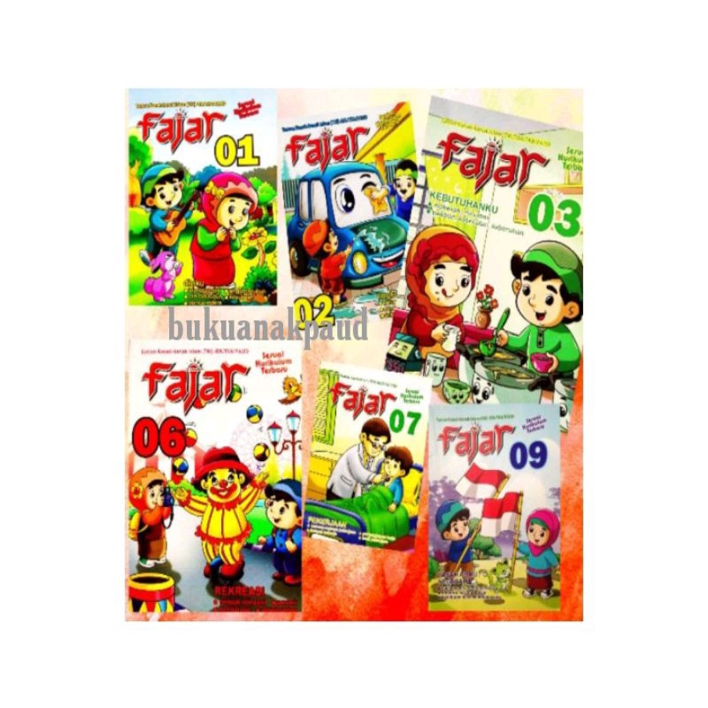 Majalah Anak Paud TK RA Fajar - Cahaya(TK B) -  Pelangi - Mentari (PG-TK A) - Ardian Jaya Mandiri-FAJAR TK B Islam