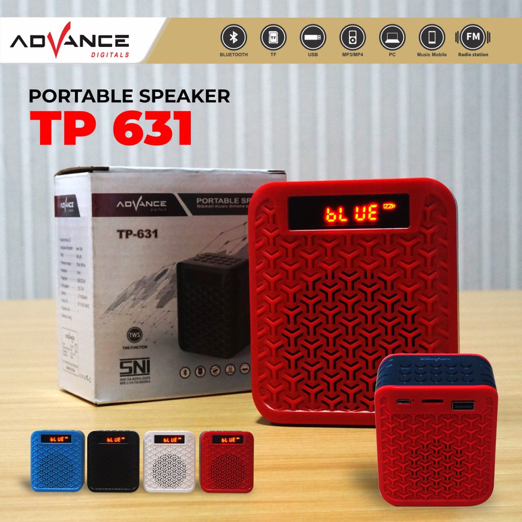 Speaker Quran Alquran Advance TP631 bluetooth speaker murottal Advance TP 631 Bluetooth FREE KAOS ADVANCE