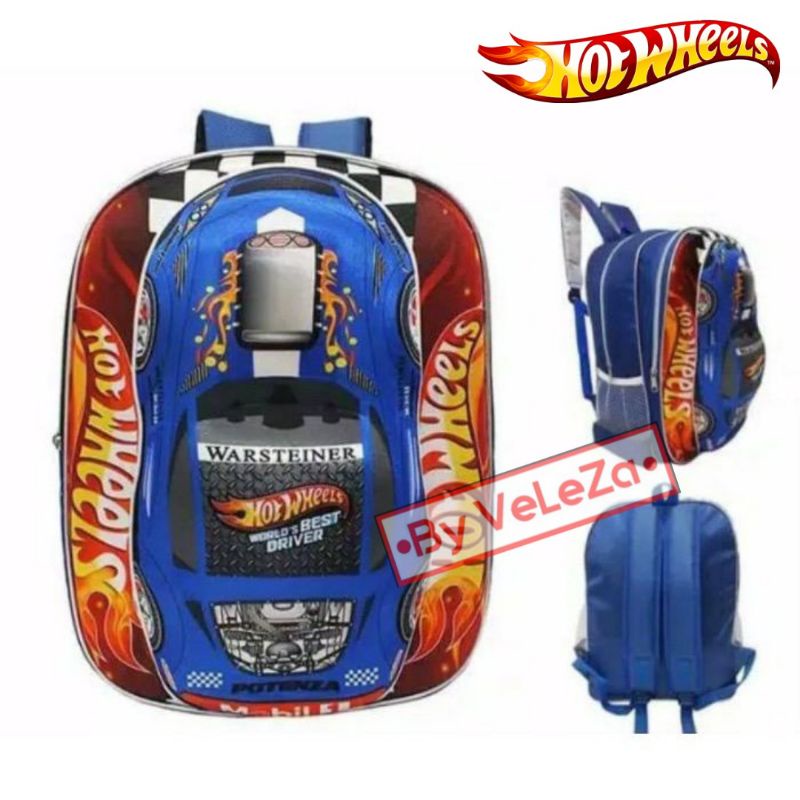 Tas ransel anak karakter Spiderman Hotwhells Emboss 3D tas anak SD/TK - tas anak