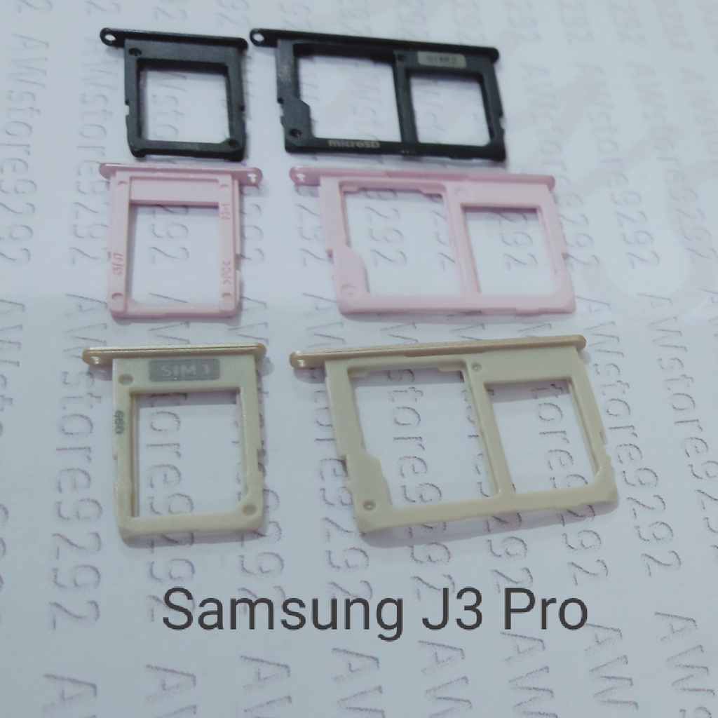 Slot Tempat Dudukan Kartu Simcard Sim card Lock Simtray SAMSUNG J3 PRO J330 sim tray Samsung J3 Pro J 330