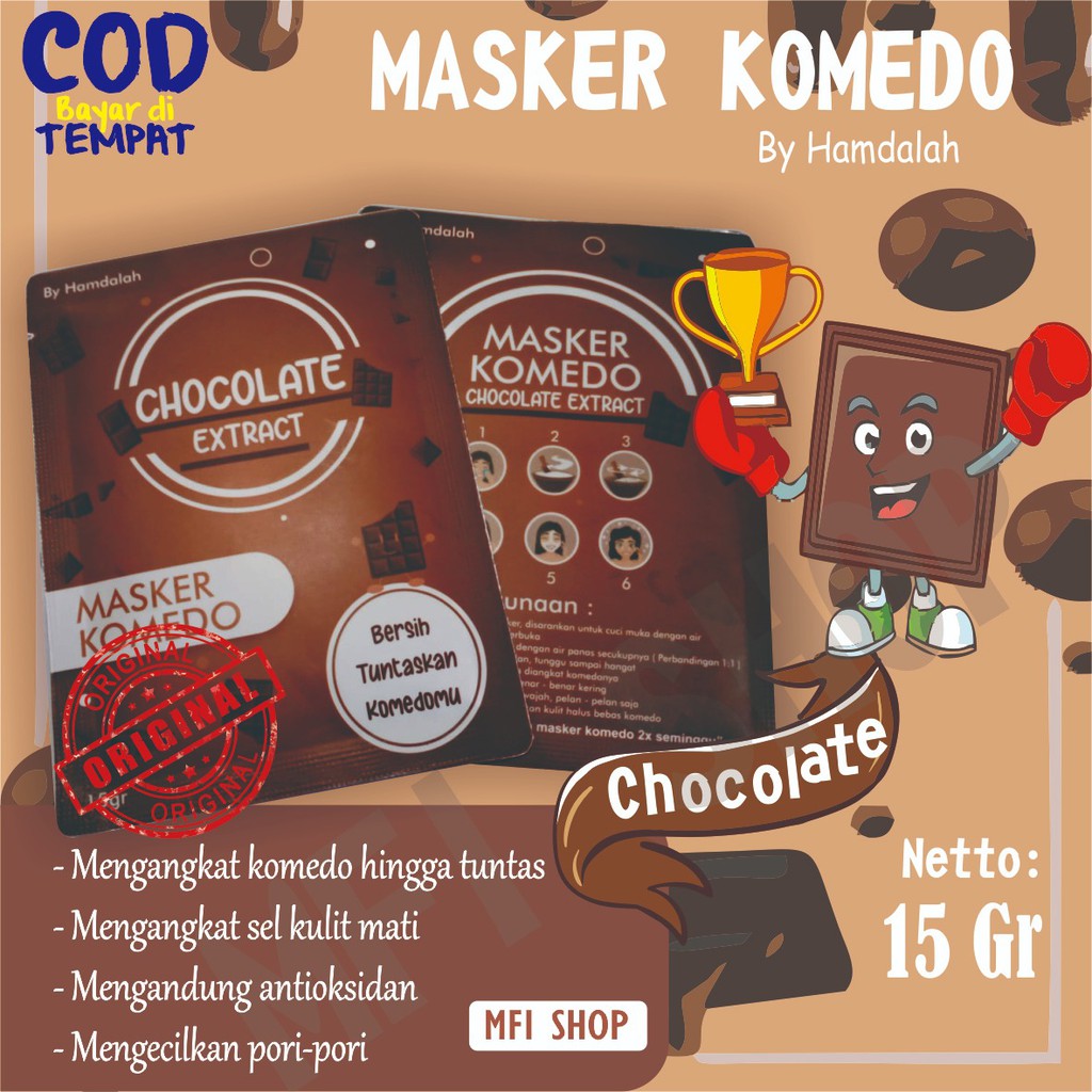 (GROSIR) MASKER KOMEDO BY HAMDALAH 10 GRAM