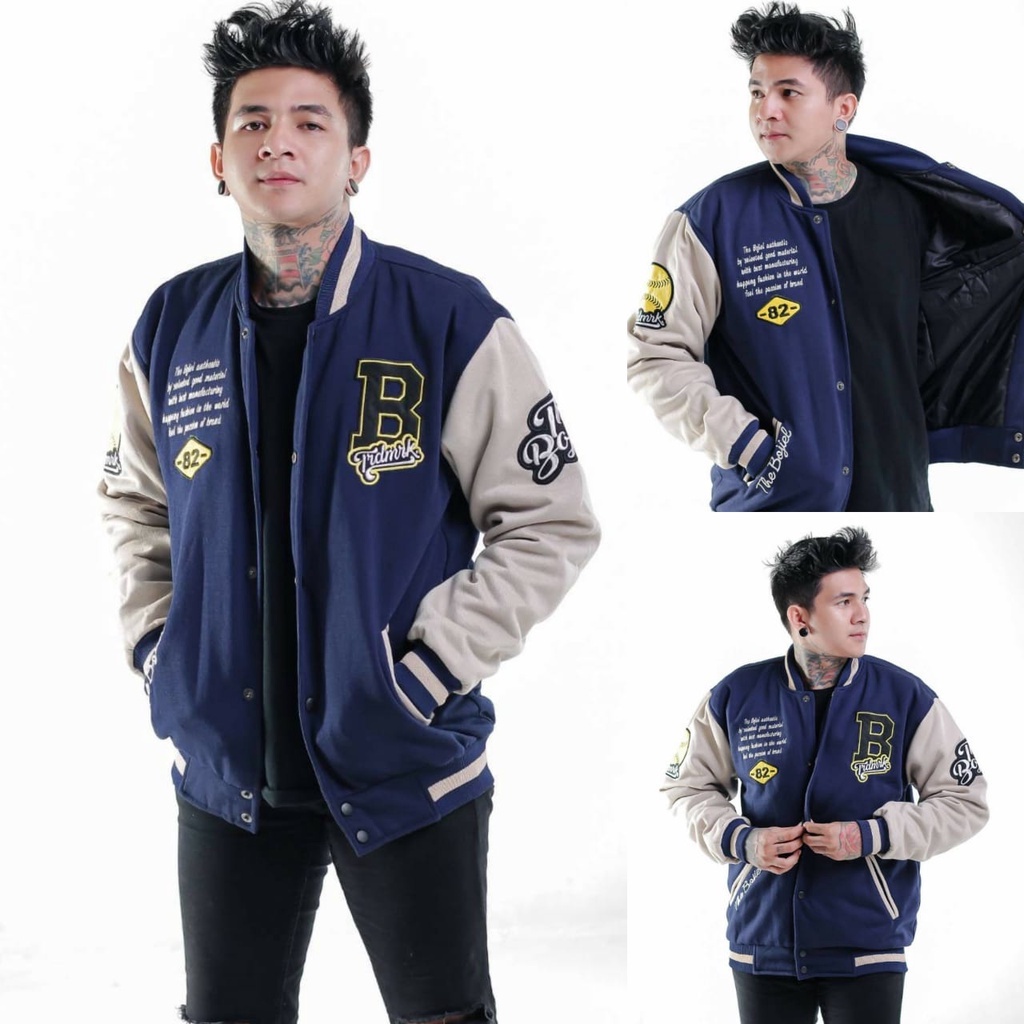 JAKET PRIA BASEBALL - JAKET BASEBALL PRIA - JAKET VARSITY - JAKET THE BOJIEL