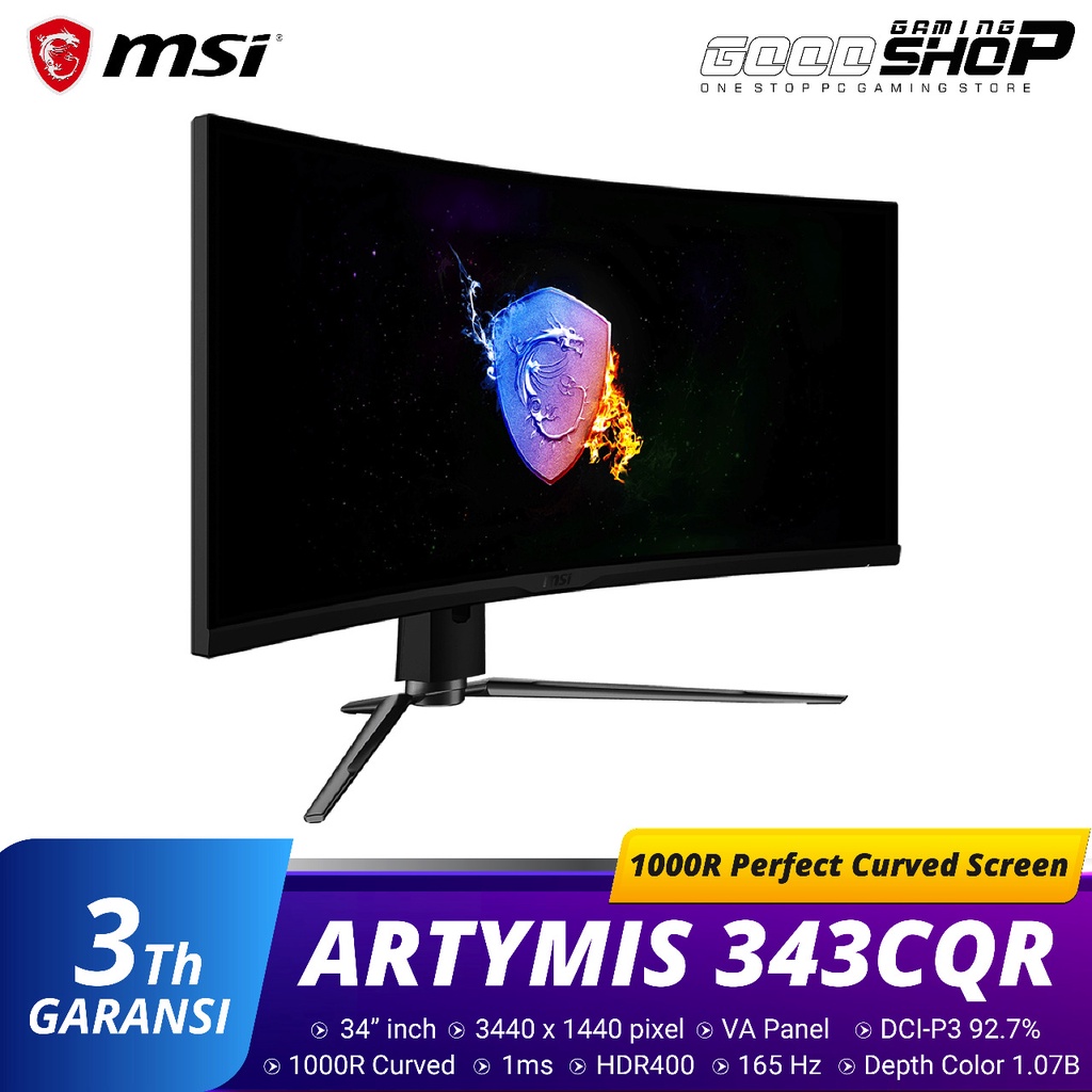 MSI MPG ARTYMIS 343CQR [1440p, 165Hz] - Gaming Monitor