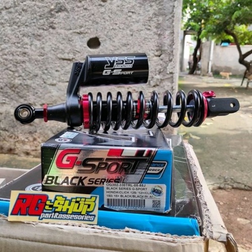 Jual single shock sok sokbreker shockbreker YSS tabung new model laser G sport black series 330mm va