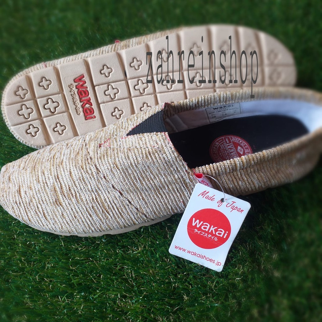 WAKAI motif Rajut limited edition sol karet pria wanita 36 - 43