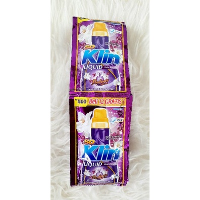 (Renteng)So klin liquid detergent renceng 22 ml x 12pcs