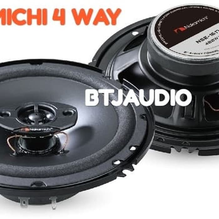 SPEAKER MOBIL COAXIAL NAKAMICHI NSE-1617 MODEL 4 WAY BARANG ORIGINAL