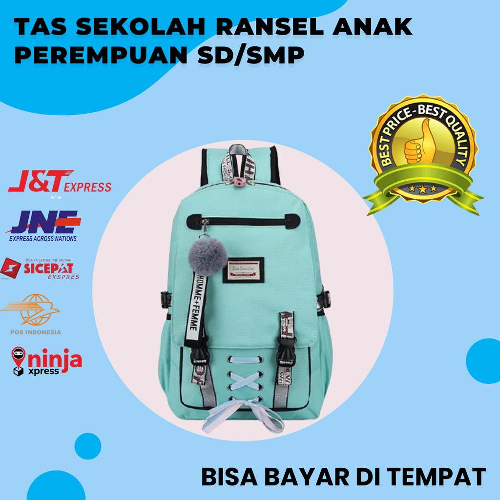 TAS SEKOLAH ANAK PEREMPUAN PITA/TAS RANSEL ANAK SD SMP/TAS BACKPACK ANAK/GROSIR TAS ANAK SEKOLAH