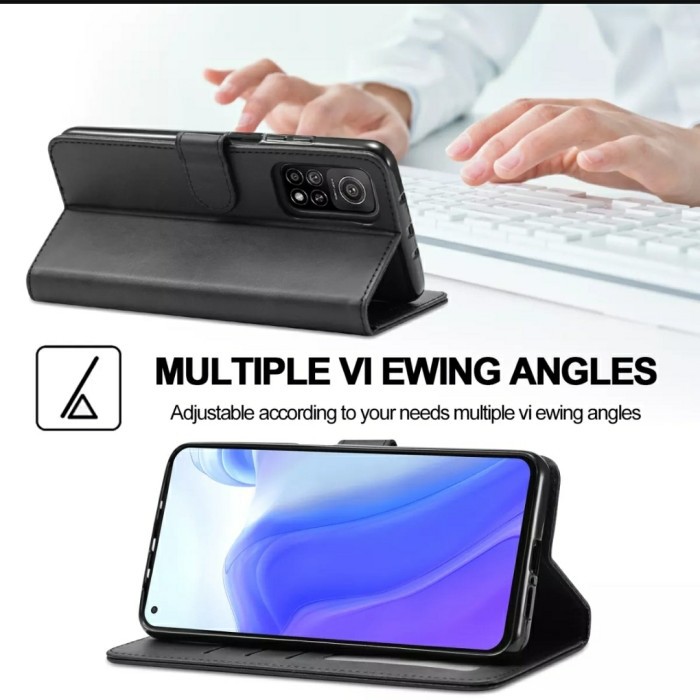 Casing Xiaomi Mi 10T 5G FlipCase Dompet kulit Premium Cover Leather