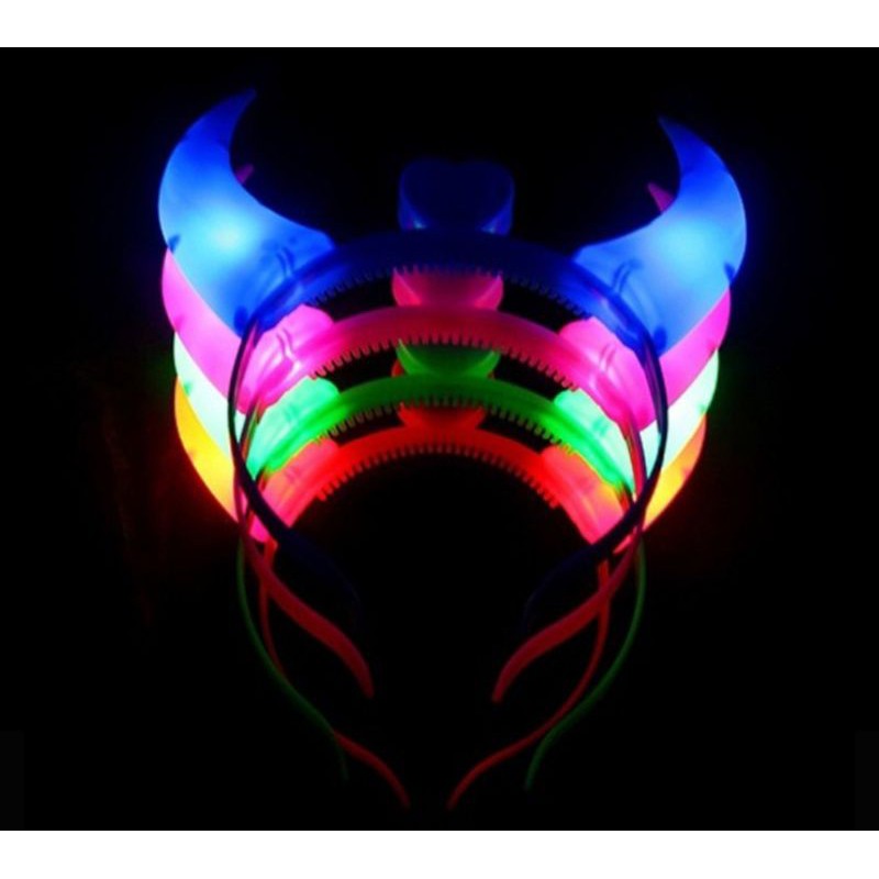 bando unicorn LED / bando kelinci LED / bunny hat