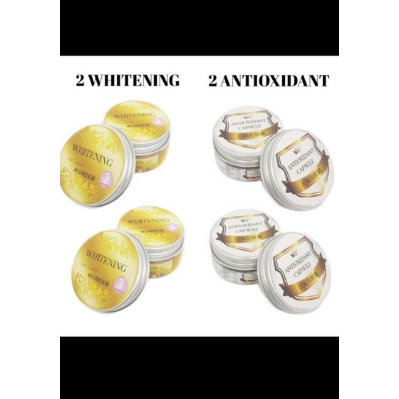 whitening capsule dan antioxidant capsule