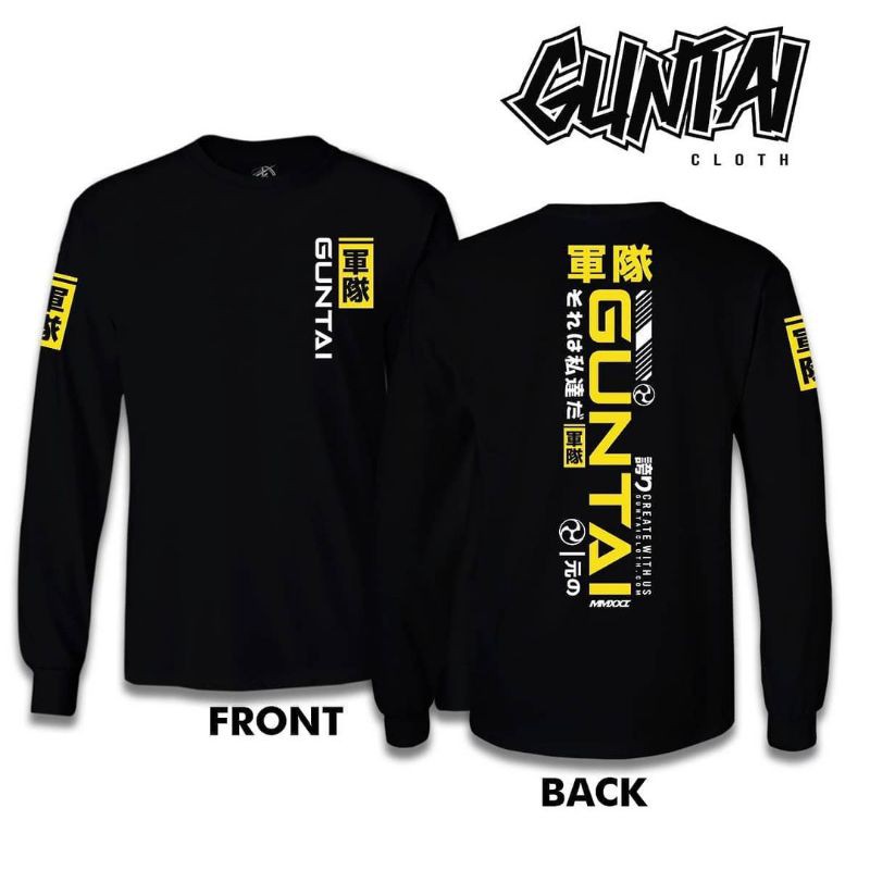 Kaos / T-shirt Guntai Lengan Panjang | GT 24