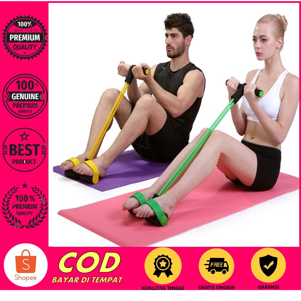 Alat Pembakar Lemak Olahraga Fitness Tummy Trimmer Meratakan Perut Menguatkan Betis Paha Kaki / Alat