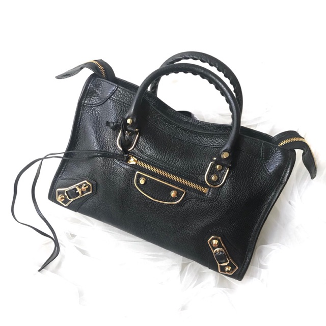 Balenciaga Small Metalic Edges City