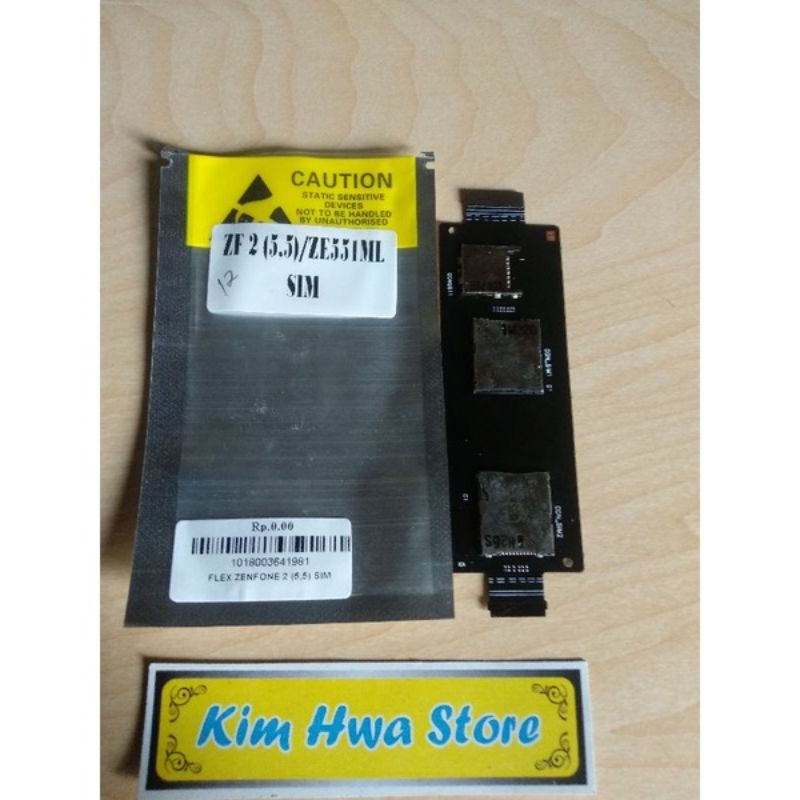flexible sim asus z00ad / konektor sim asus z00ad / konektor cas dan sim asus zenfone 2 5.5