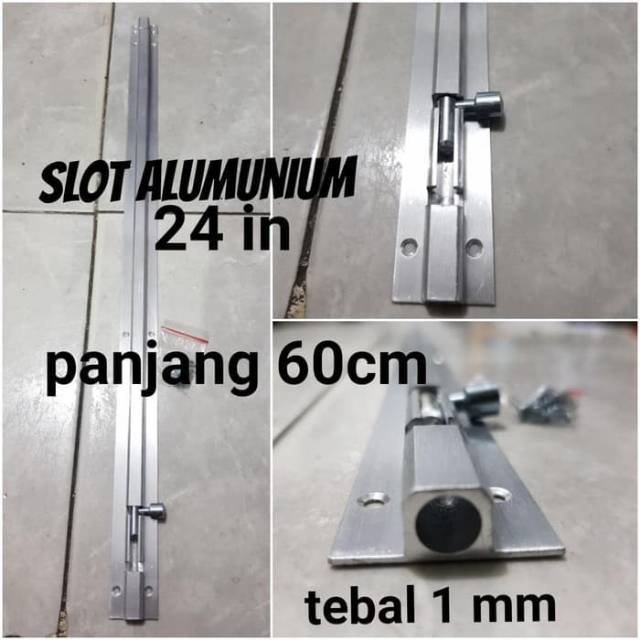 TERMURAH Grendel Alumunium Slot Pintu Rumah