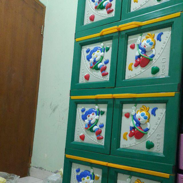 Lemari Plastik Club Besar 4 Susun (promo Harga)