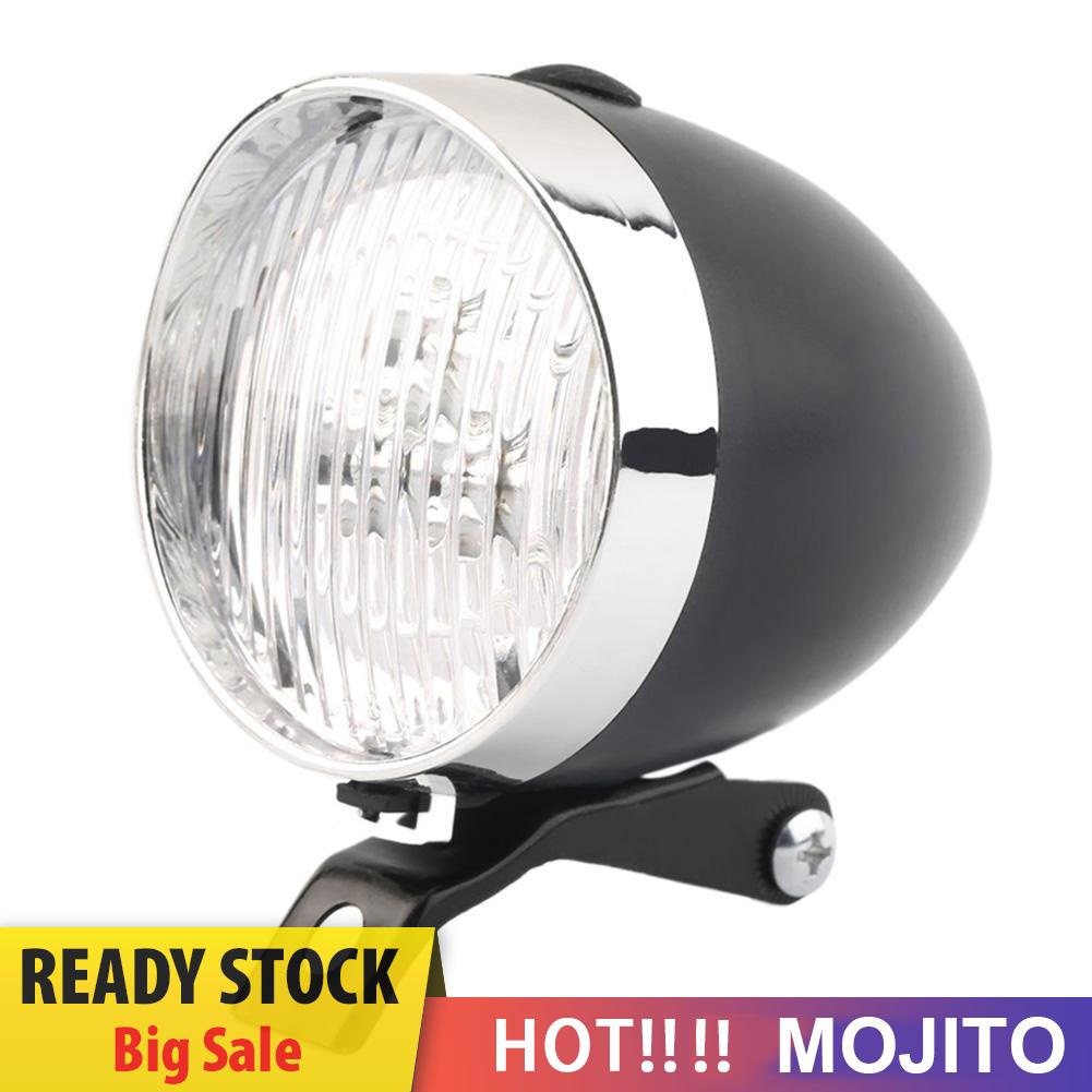 Lampu Depan 3 Led Gaya Retro Vintage Untuk Sepeda