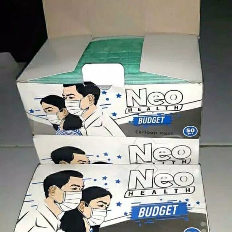 MASKER NEO BUDGET 3PLY NON MEDIS