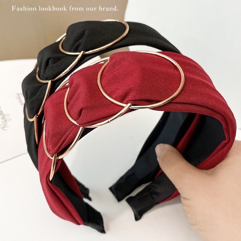 bando-124Headband  Cross Hairband Knot Hair Band Hoop Hair Accessories