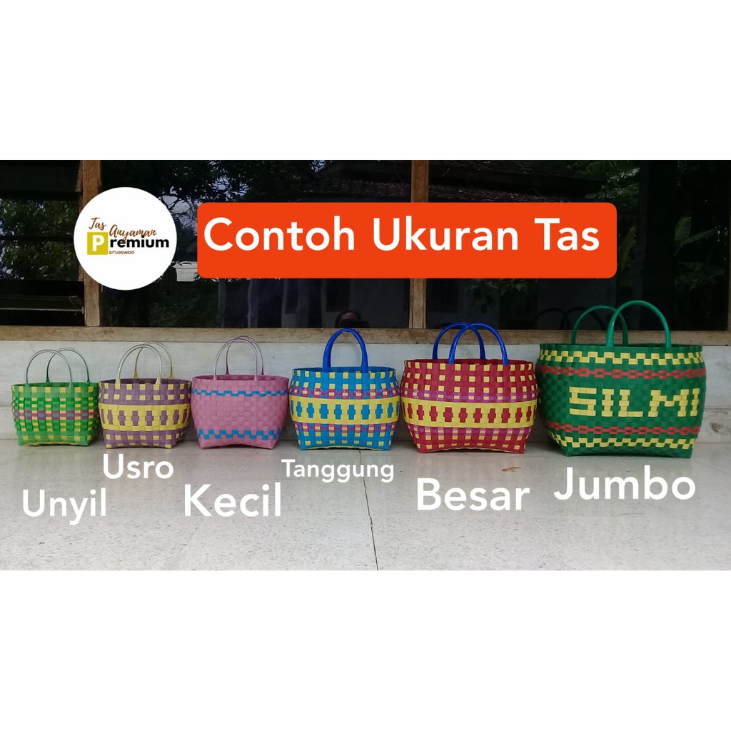 (JUMBO) Tas Belanja/ Tas Souvenir/ Tas Anyaman Premium Situbondo uk Jumbo