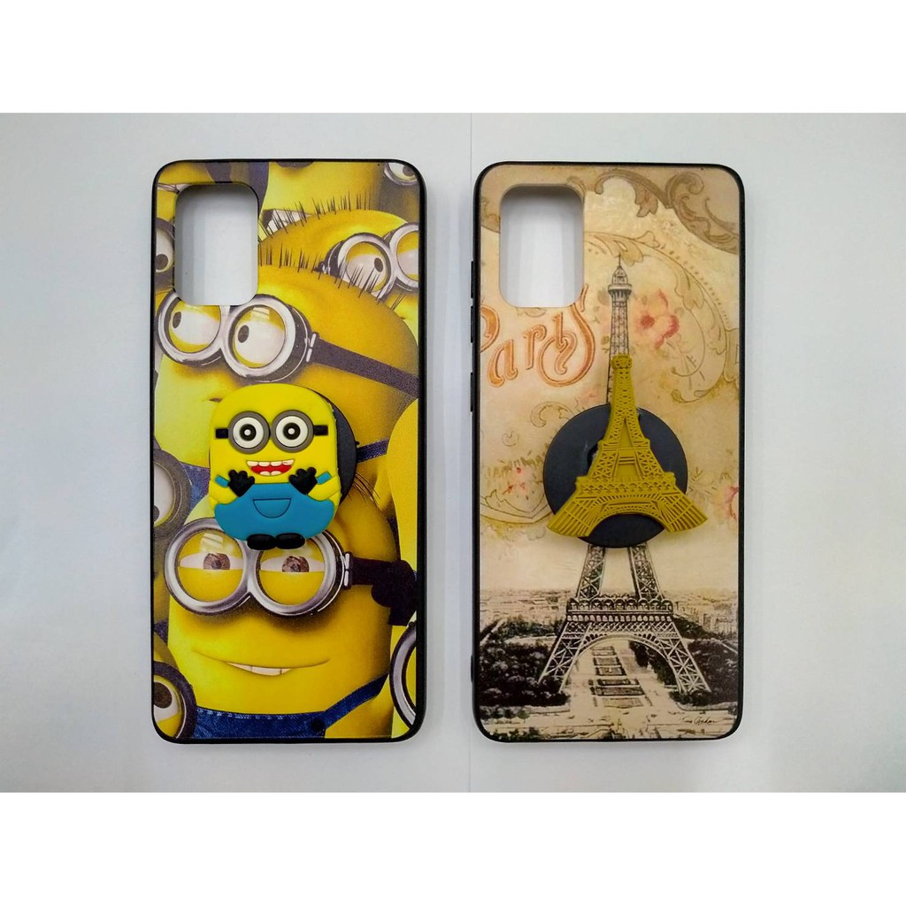 Case  SAMSUNG  A71 Fuze Glass Plus Popsocket