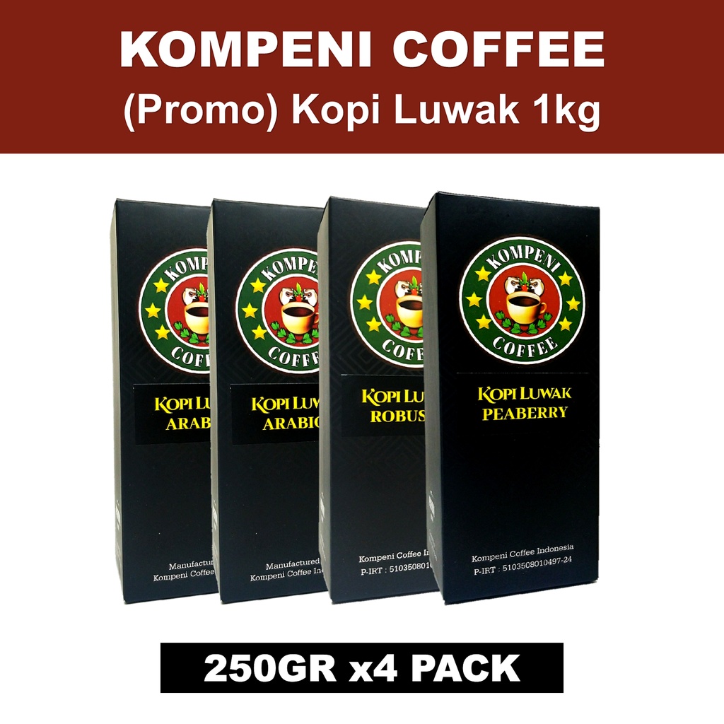 

Paket Kopi Luwak Gift 1kg - Kompeni Coffee