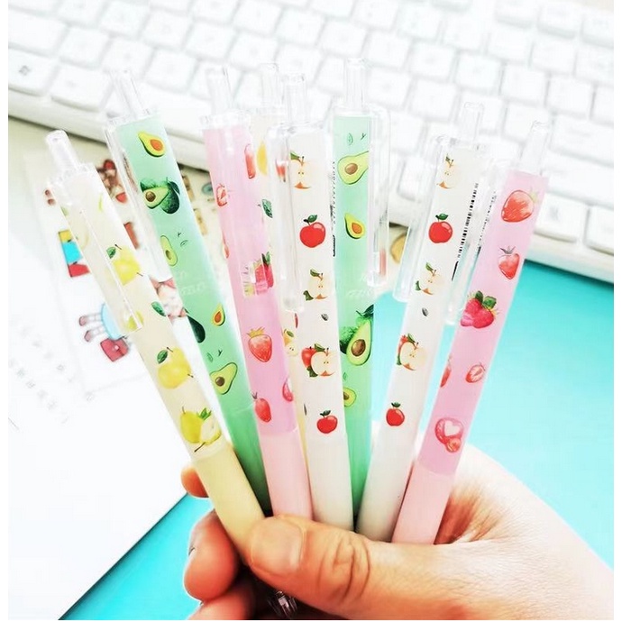 A133 BALLPOINT BUAH BUAHAN disney pulpen tinta biru hitam lucu imut atk alat tulis kantor buku pensil penghapus tipe tip x spidol highlighter surat remaja kertas menggambar sekolah perlengkapan cute murah penggaris aksesories aksesoris stationery plastik