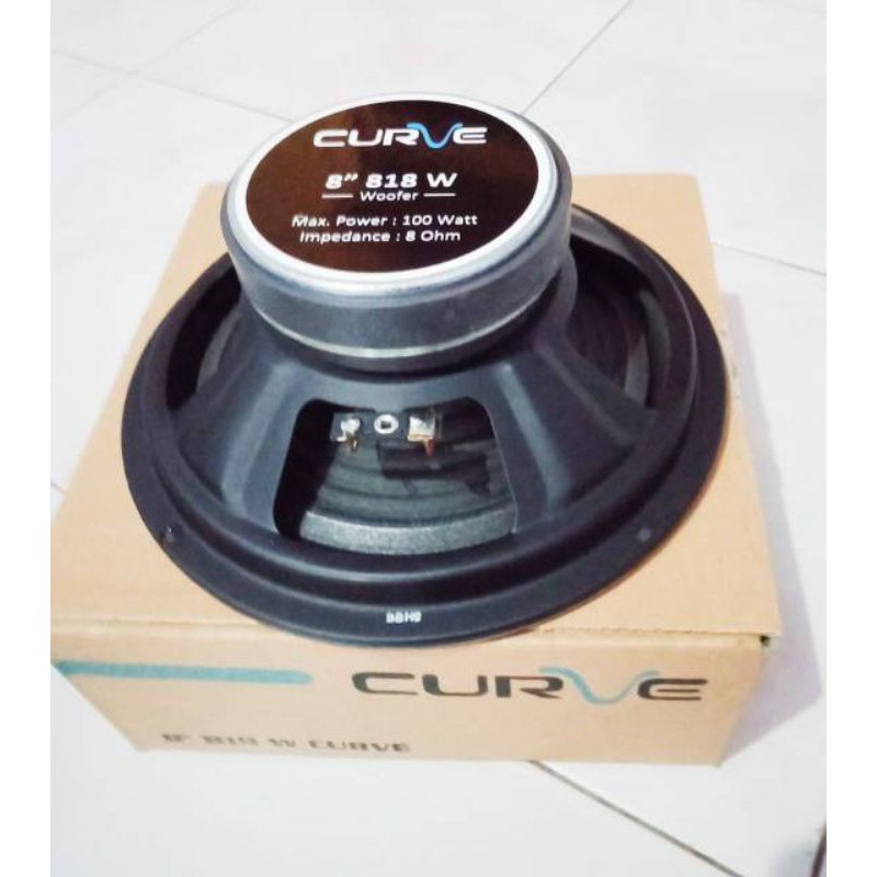 CURVE Speaker 8 Inch Woofer CURVE 818W Termurah / Spiker kurve 8 inc