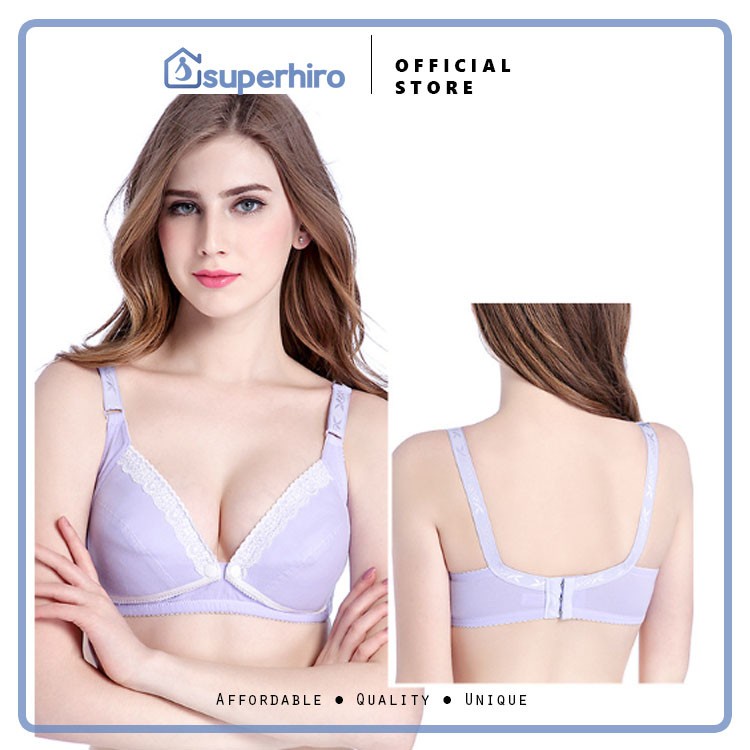 BH Bra Menyusui Premium Maternity Nursing Bra Push Up Tanpa Kawat