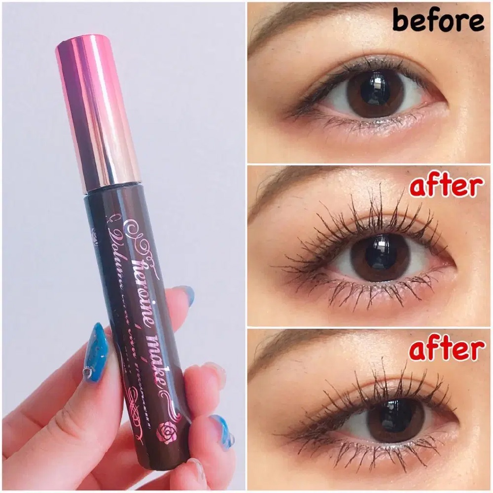 Mascara Kiss Me Heroine Make Long and Curl /Volume and Curl water proof Mascara Advance Film 6g