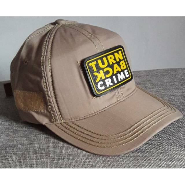 TOPI TURN BACK CRIME - TOPI TBC - TOPI TBC VELCRO TAN