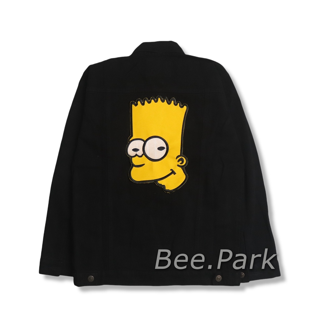 Back Patch Punggung Besar Emblem Simpsons