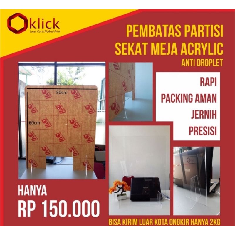 

Papan Akrilik Anti Droplet