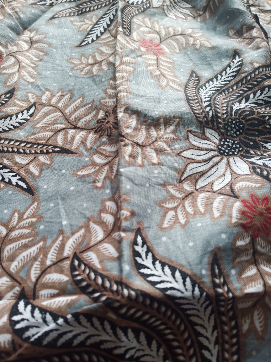 Couple Batik Tunik Modern Seragam Kerja Kantor Lengan Panjang Terbaru