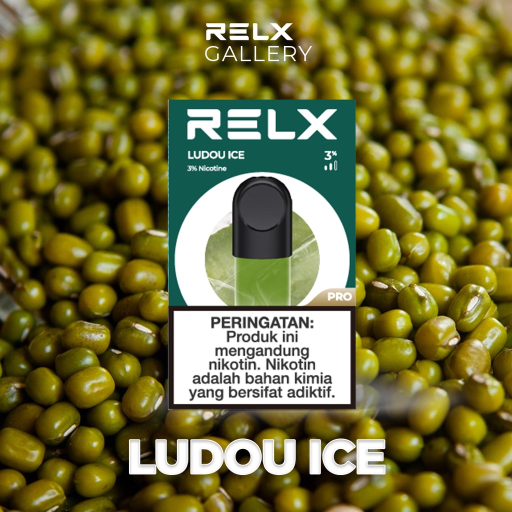 RELX Infinity Essential Pod Pro - Ludou Ice / Kacang Hijau