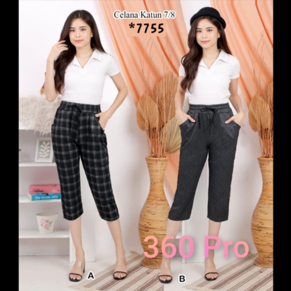 Jual celana 7/8 wanita santai - Kotak Limited