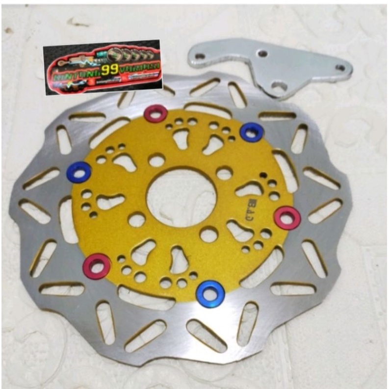 DISC PIRINGAN CAKRAM DEPAN KECIL 220MM SATRIA FU PLUS BREKET STANDAR