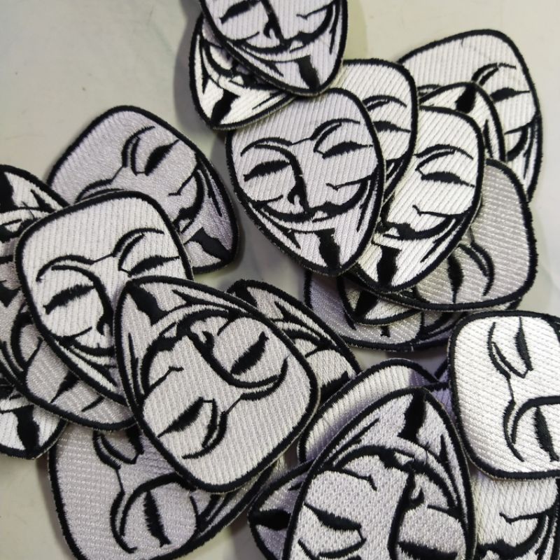 emblem patch bordir anonymous