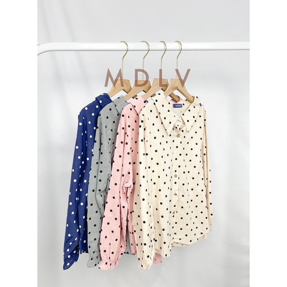 MDLV ~ 9871# Giuliana Babydoll Shirt Kemeja Blouse