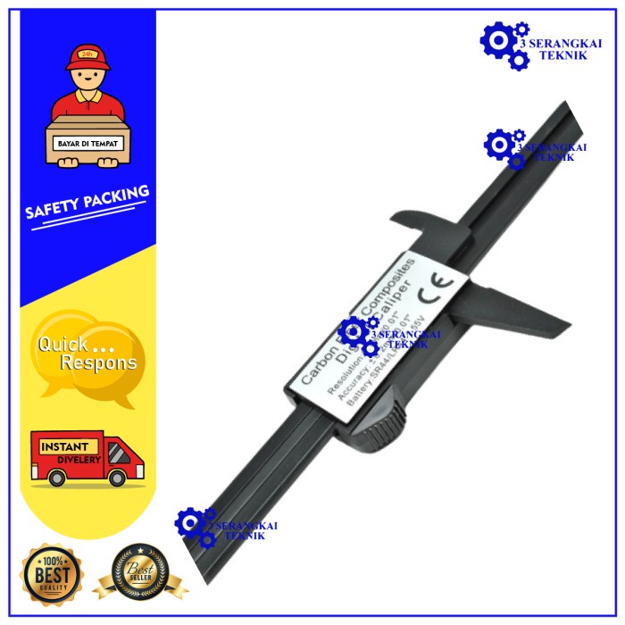 Taffware Jangka Sorong Digital Vernier Caliper with LCD Screen