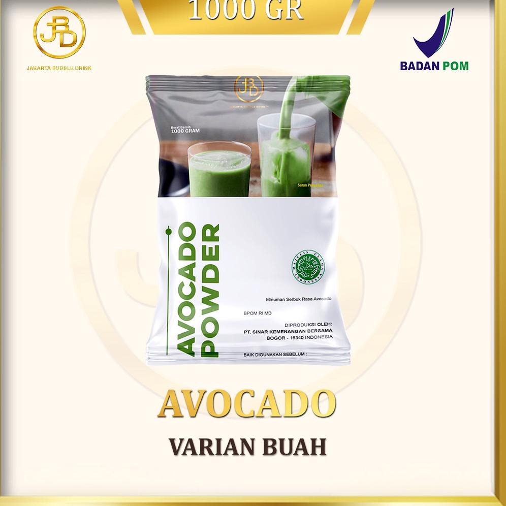 

[KODE Q8CFM] Bubuk Minuman AVOCADO Powder 1 KG - JBD | Halal