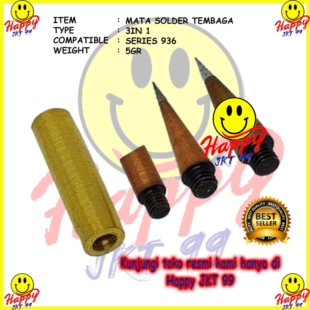 [ HAPPY JKT 99 ] MATA SOLDER TEMBAGA 936 1SET 1 SET 4 IN 1 4IN1