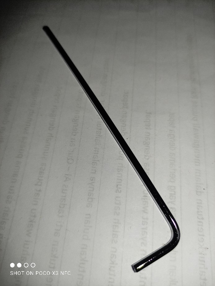 Tekiro Kunci L Eceran Panjang 2mm, 2.5mm, 3mm, 4mm, 5mm