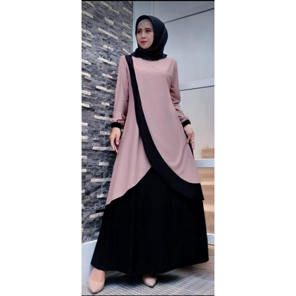 Gamis Stella Crepe New Jelita (103