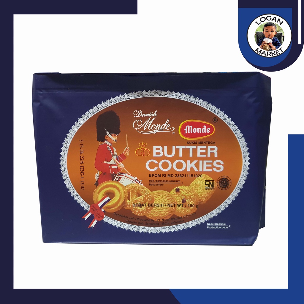 Monde Butter Cookies 150gram 150 gram