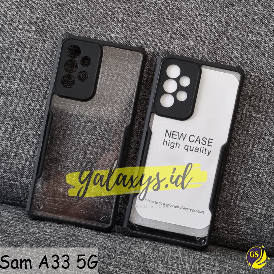 Case Ipaky Bumper Samsung A24 A34 A54 A04 A14 5G A04S 2022 A13 4G / SAMSUNG A03 A23 4G M23 A33 A53 A73 5G 2022 Camera Protection Case Armor Fusion Shockproof Premium Transparan Casing Mika