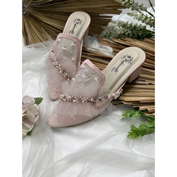 rafaizoutfit sepatu deandra wrna rose sepatu cantik wanita 5cm tahu