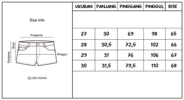 Hotpants Basic Jeans ( Celana Jeans PENDEK  )